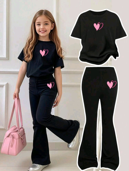 Повседневный костюм "Сердцебиение" 💖🖤