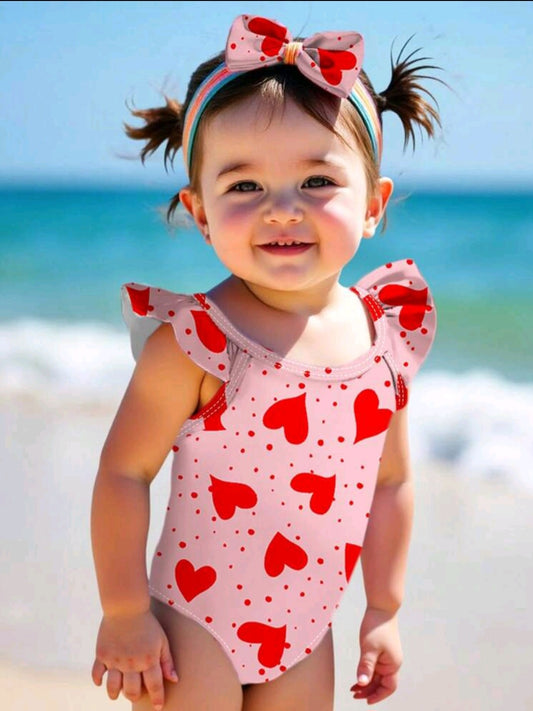 Little mermaid swimsuit "Hearts" 💕🏖️