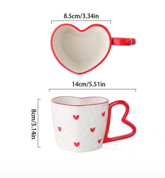 Чашки в форме сердца «Глоток любви» — на любой вкус и день 💖☕