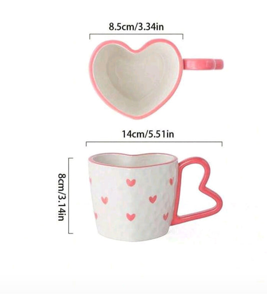 Чашки в форме сердца «Глоток любви» — на любой вкус и день 💖☕