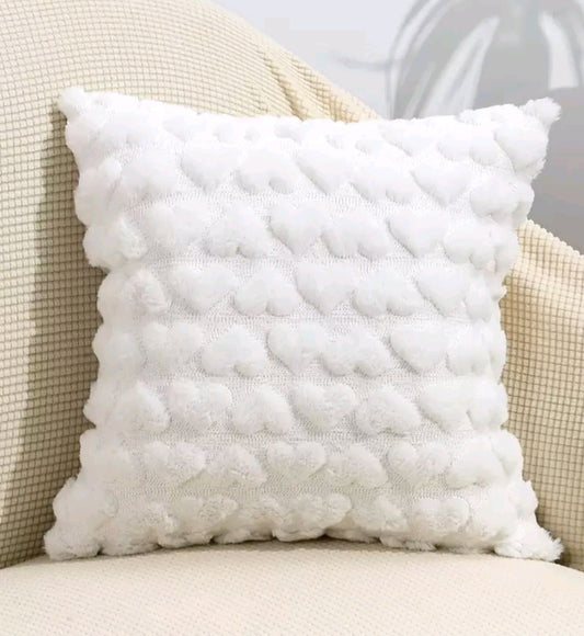 Plush cushion covers "Charm of Hearts" - colors, warmth and love for your home 💖