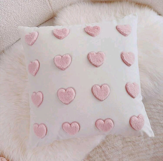 Plush cushion covers "LOVE" and "Hearts" - warmth and love for your home 💖
