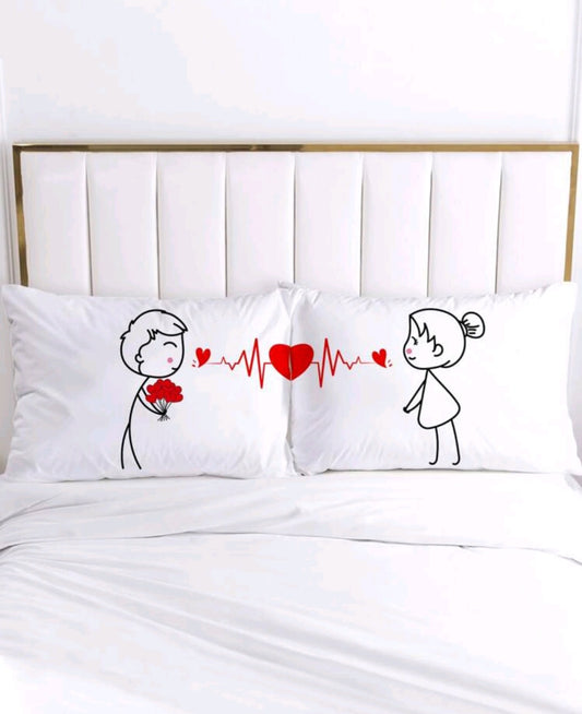 Pillowcases "Love Story" - a romantic accent for your bedroom 💑💞