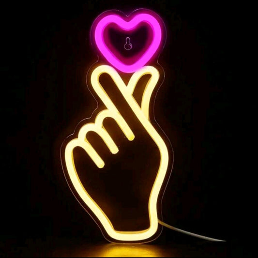 LED lamp "Fist of Love" - a bold light accent 💡👊💗