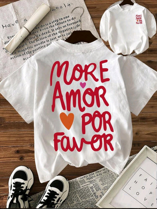 T-shirt "More Amor Por Favor" 💖