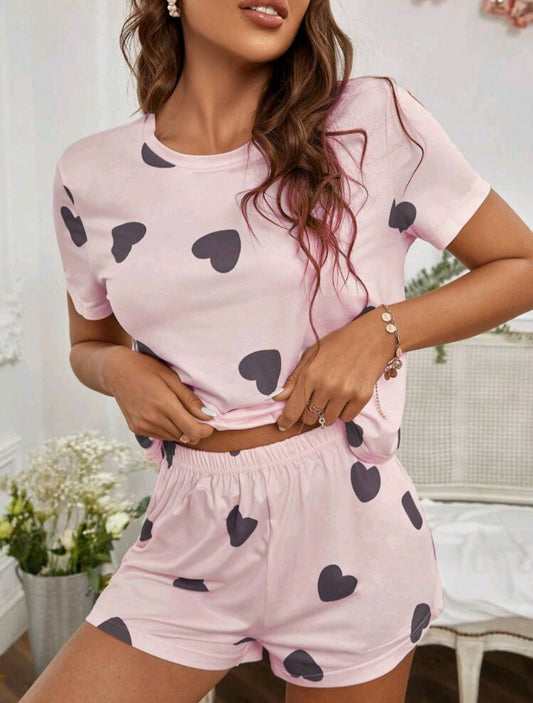 Women's pajamas "In the arms of hearts" 💖