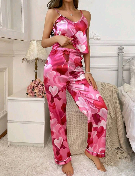 Women's satin pajamas "Summer Love" 💖✨