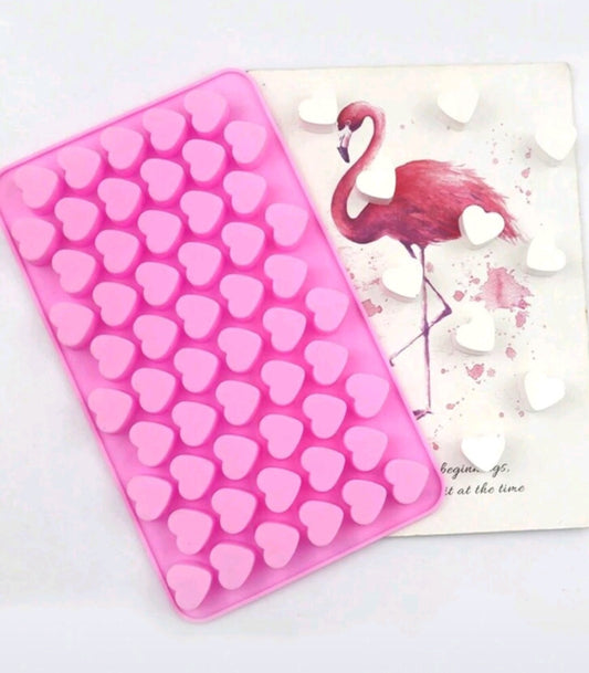 Силиконовые формы для льда "Розовые сердечки" 💖❄️