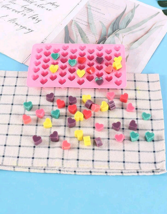 Силиконовые формы для льда "Розовые сердечки" 💖❄️