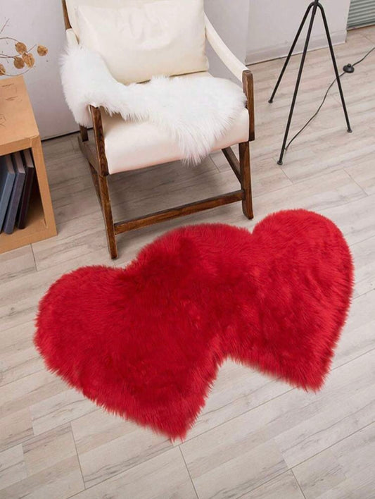 ❤️ Plush rug "Love of Two Hearts" ❤️