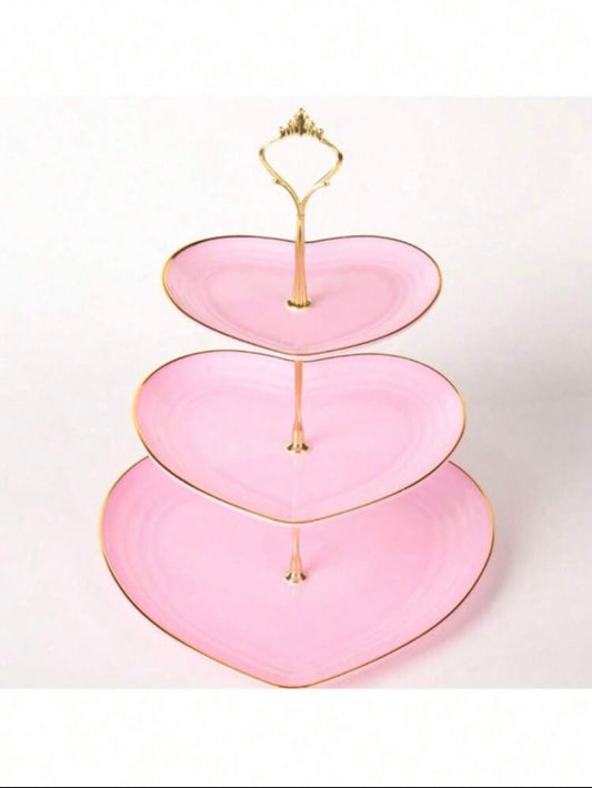 💝 3-tier heart-shaped dessert stand - elegance for your table
