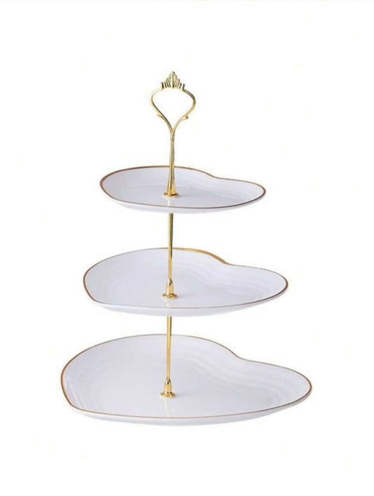 💝 3-tier heart-shaped dessert stand - elegance for your table