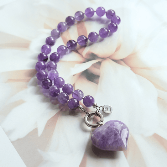 Ametisto vėrinys Love