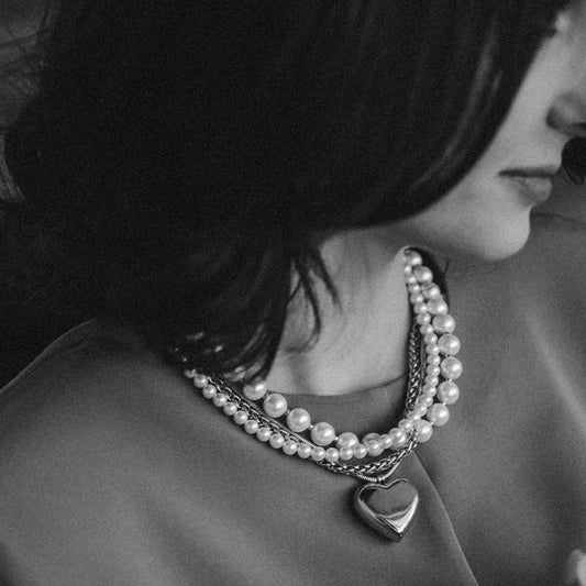 Grandinėlė Big Heart silver