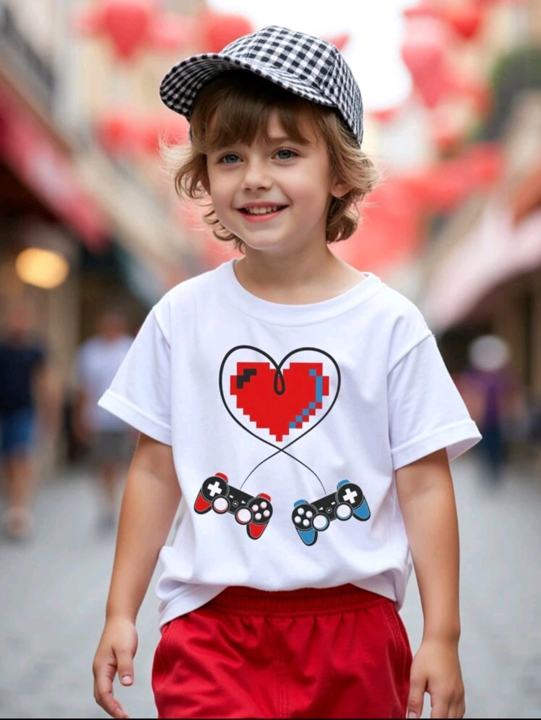 Children's T-shirt "I play from the heart"