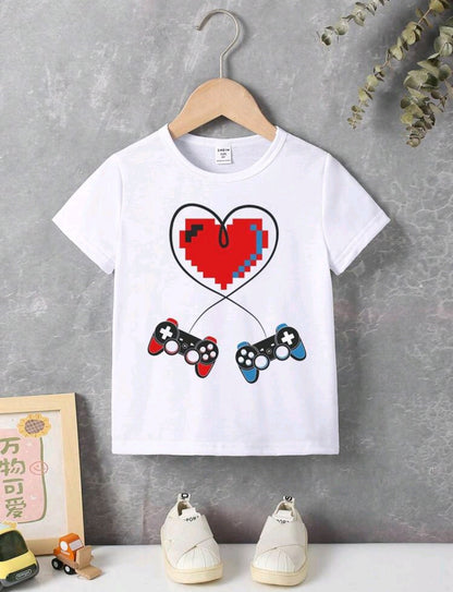Children's T-shirt "I play from the heart"