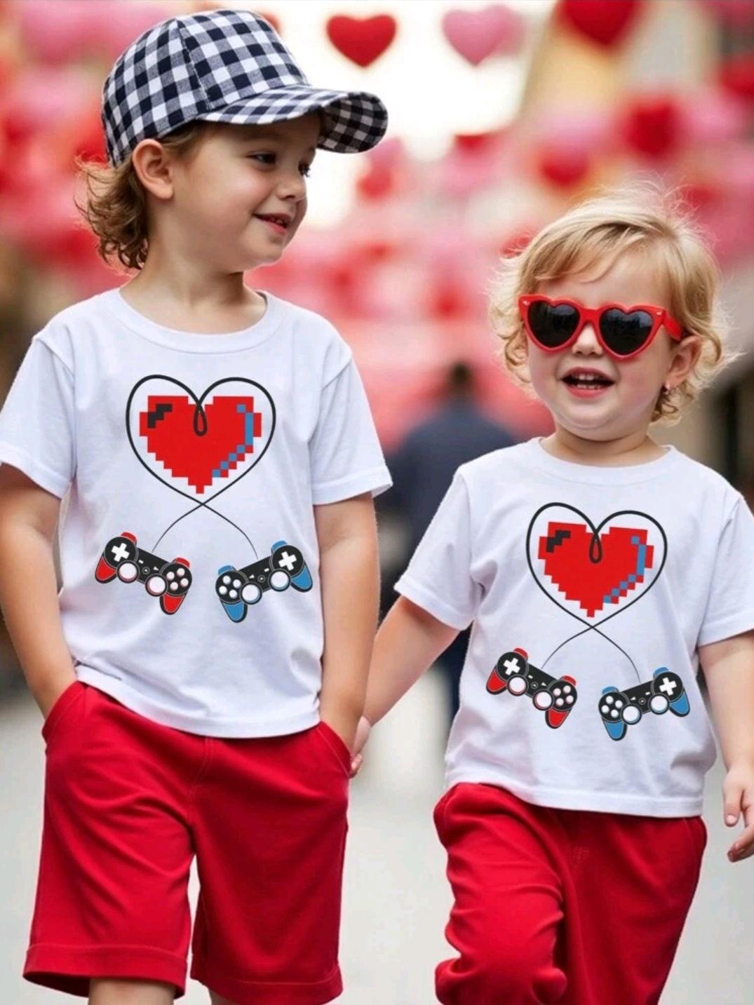 Children's T-shirt "I play from the heart"