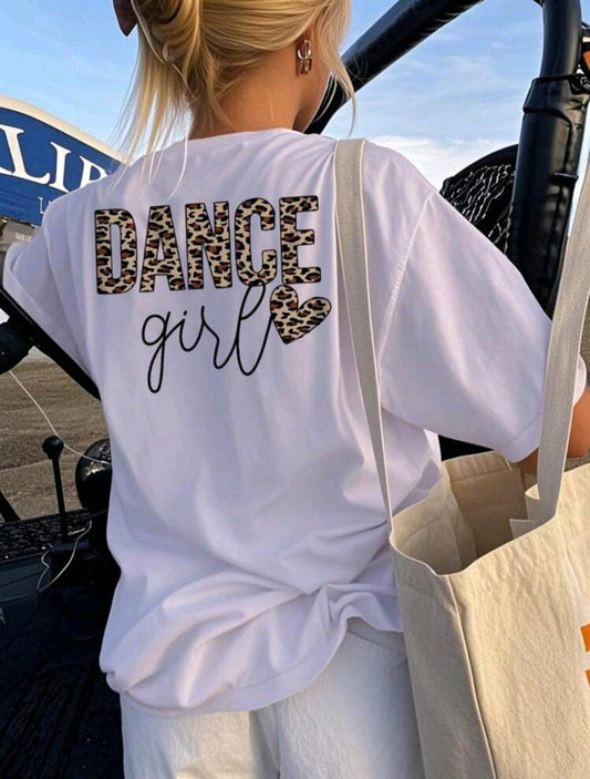 Футболка «Dance Girl» — смело, стильно и с душой! 🐆💃💖