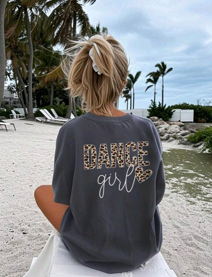 Футболка «Dance Girl» — смело, стильно и с душой! 🐆💃💖