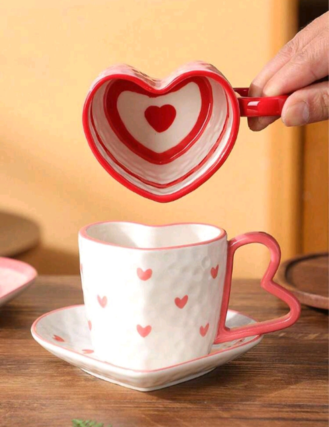 Чашки в форме сердца «Глоток любви» — на любой вкус и день 💖☕