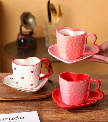 Чашки в форме сердца «Глоток любви» — на любой вкус и день 💖☕