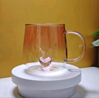 Стеклянные стаканчики с сердцем внутри 💖💙