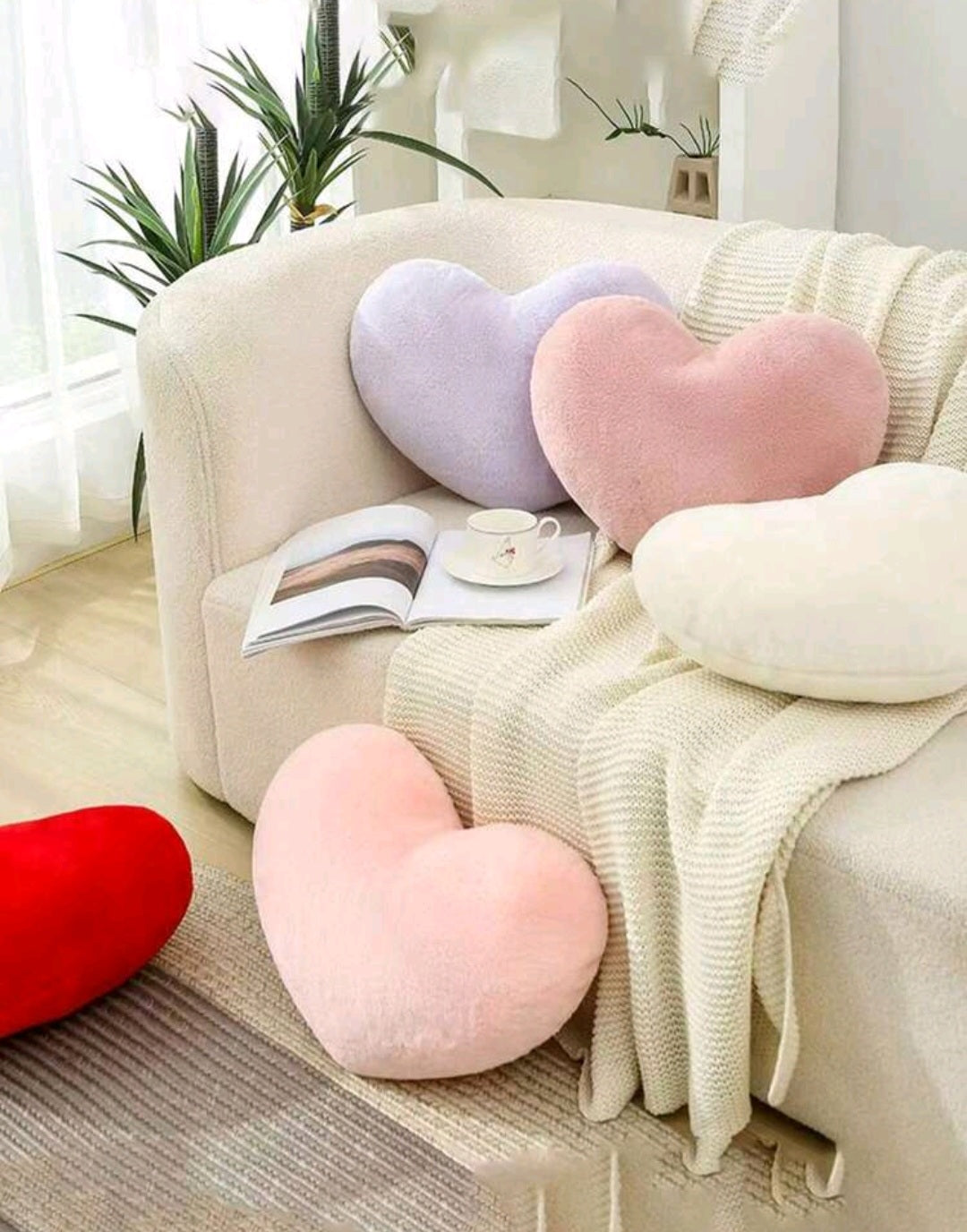 Подушки в форме сердца — любовь и уют для вашего дома 💖