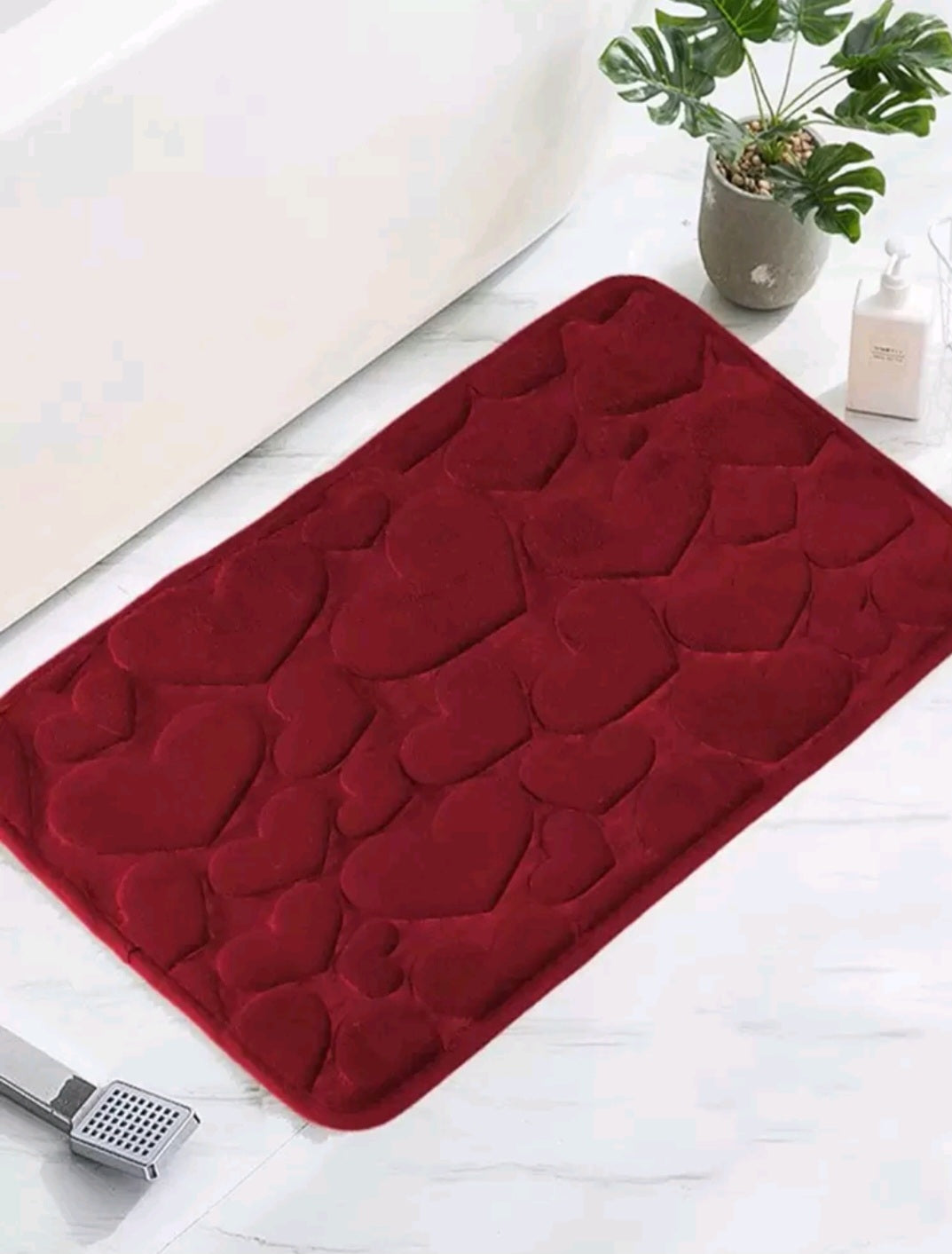 Bath mats with hearts – a colorful touch of comfort 💗 