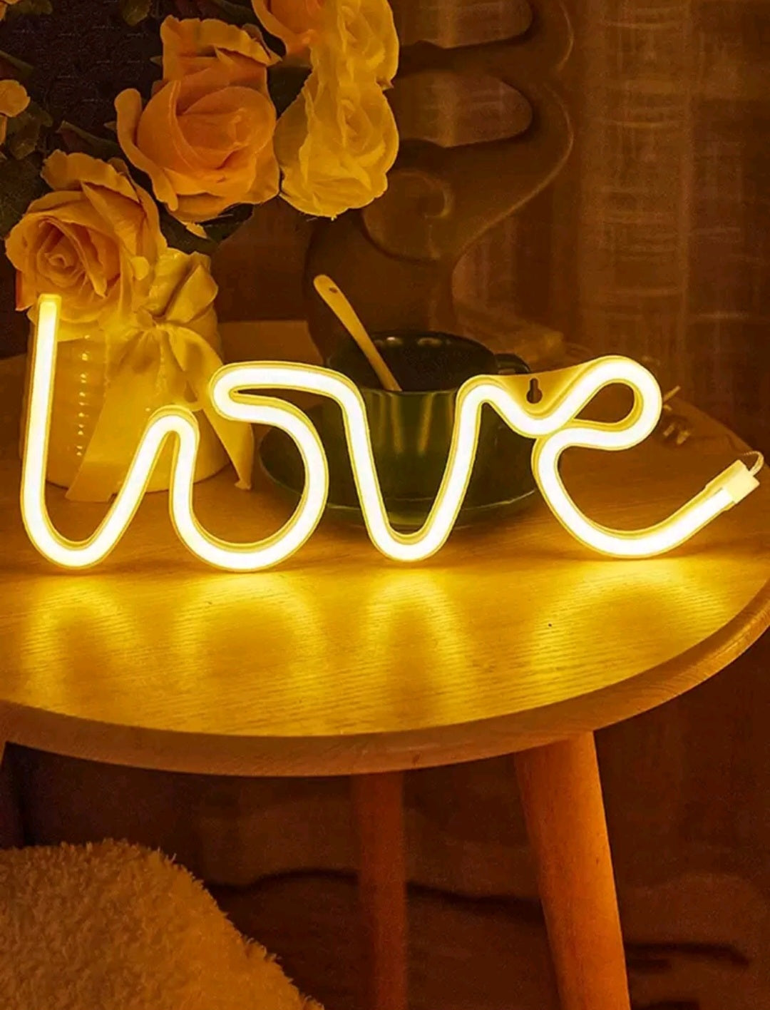 Светодиодная лампа "LOVE" - прикосновение света с любовью 💡💖 