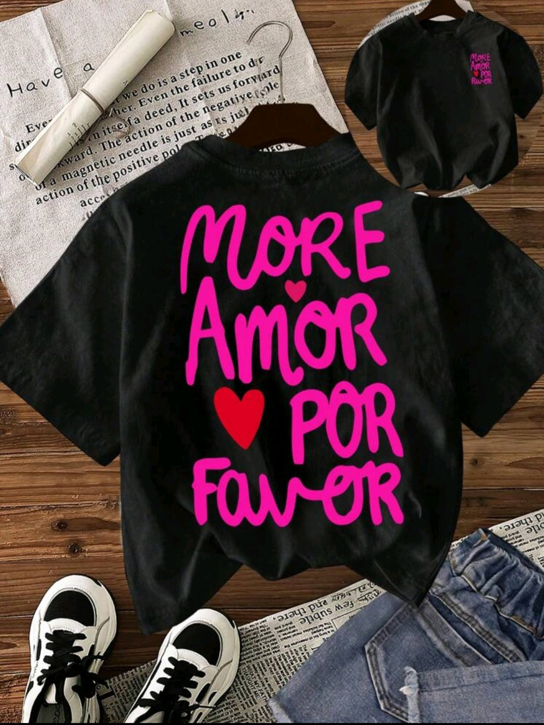 Футболка "More Amor Por Favor" 💖