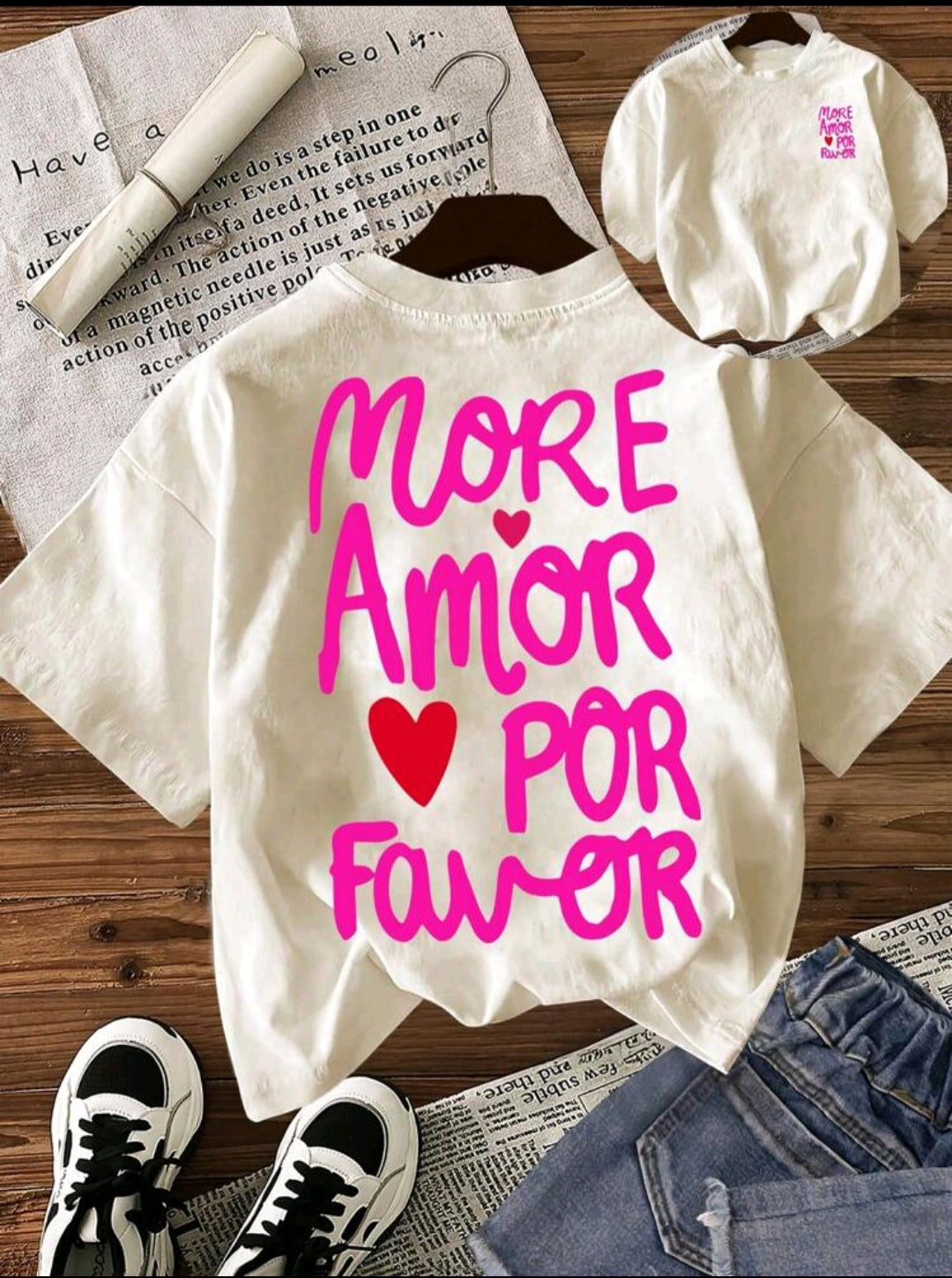 Футболка "More Amor Por Favor" 💖