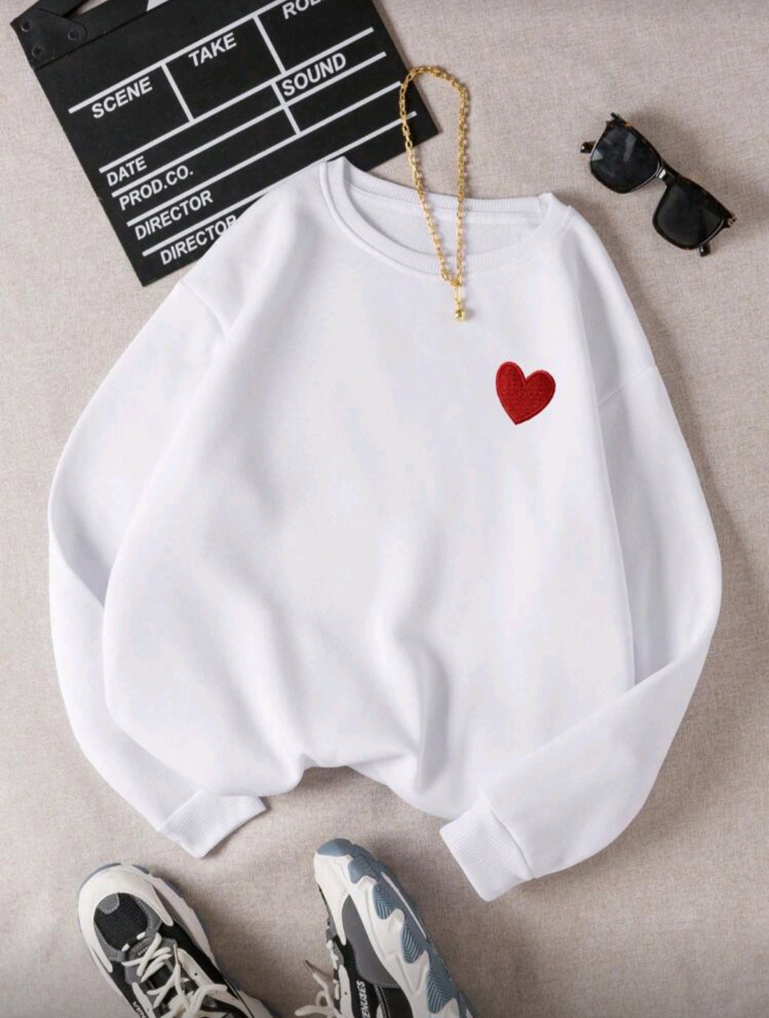 Megztinis moterims „Heart Edition“