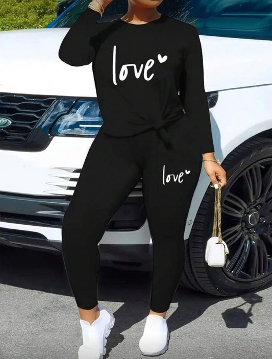 Dviejų dalių laisvalaikio kostiumas “Love”