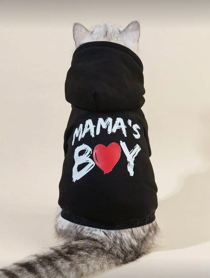 Mama’s Boy“ kačių džemperis – stilingas ir jaukus Jūsų augintiniui!