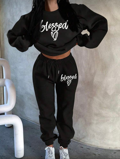 Dviejų dalių laisvalaikio kostiumas „Blessed“