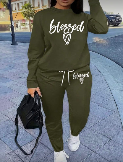 Dviejų dalių laisvalaikio kostiumas „Blessed“