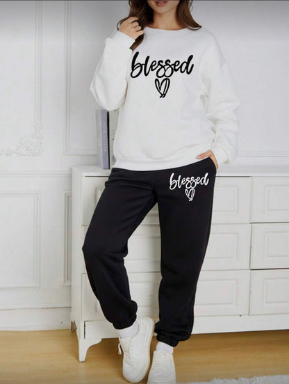 Dviejų dalių laisvalaikio kostiumas „Blessed“