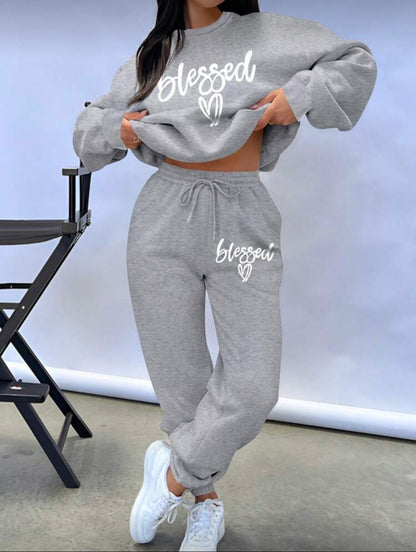Dviejų dalių laisvalaikio kostiumas „Blessed“