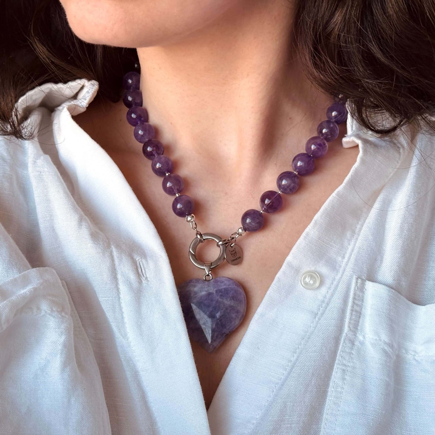 Ametisto vėrinys Love