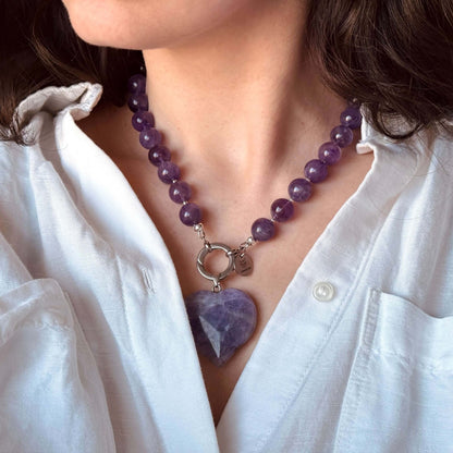 Ametisto vėrinys Love