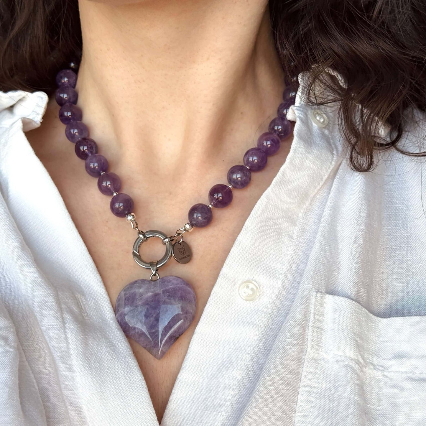 Ametisto vėrinys Love