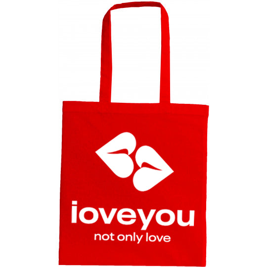 Medvilninis krepšys su „Iloveyou.lt“ logotipu