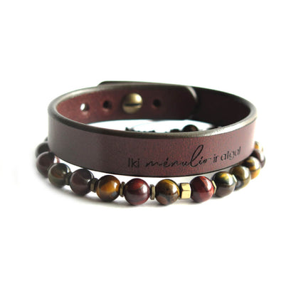 Vyriškas dviejų apyrankių komplektas IKI mėnulio