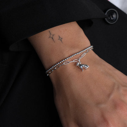 Sidabrinė apyrankė šuniukų mylėtojoms