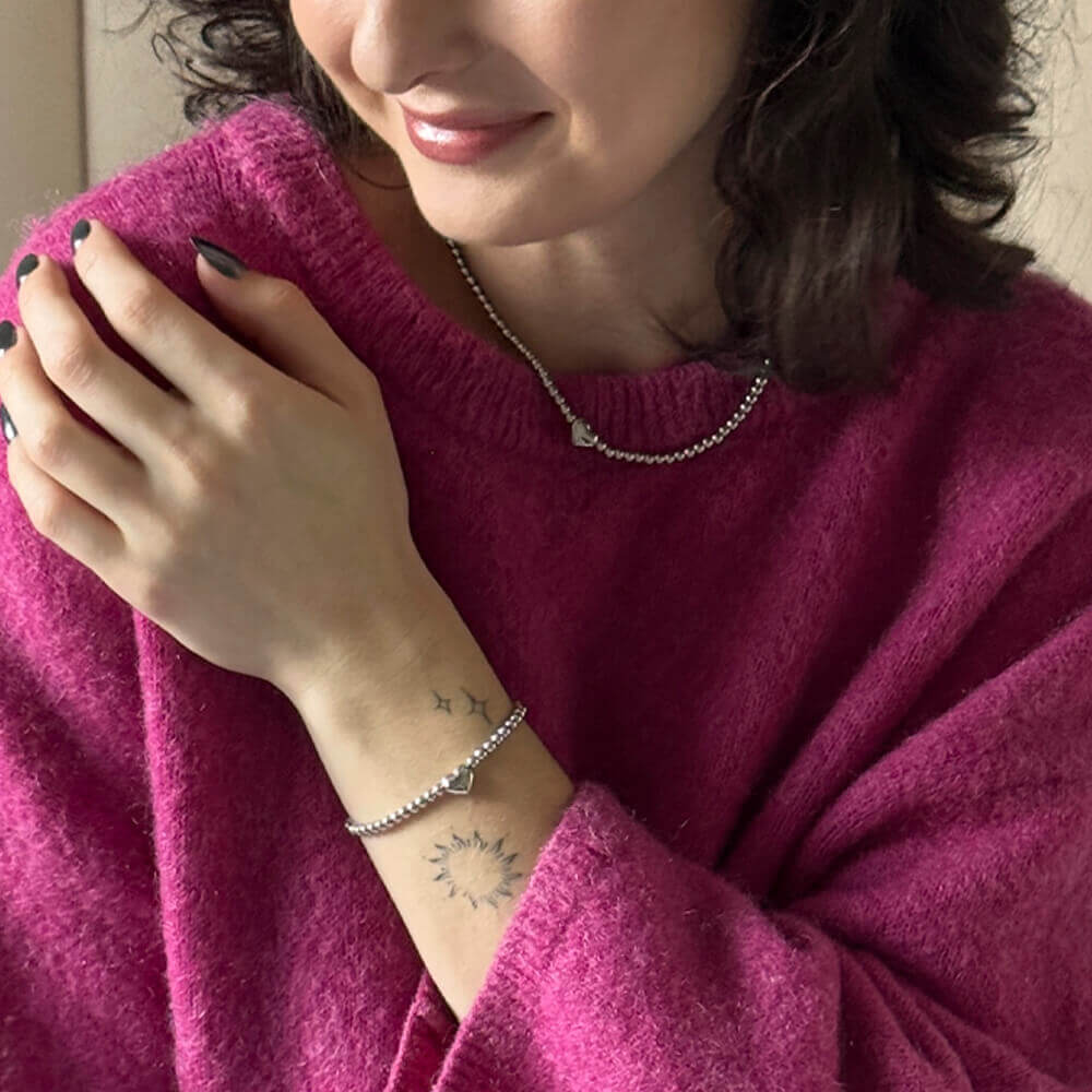 Vėrinys Love silver