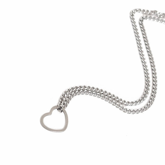 Grandinėlė su pakabuku Širdelė