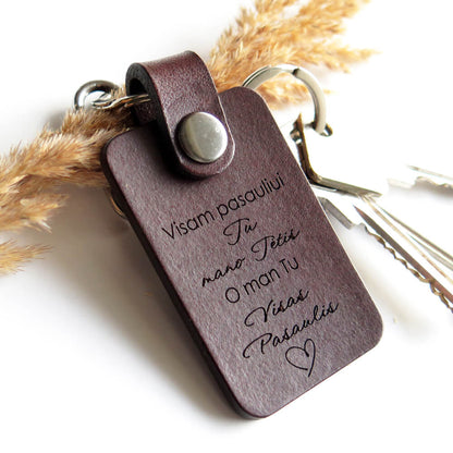 Odinis raktų pakabukas mūsų Tėčiui