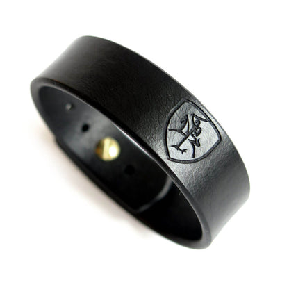 Vyriška odinė apyrankė Su meile Lietuvai