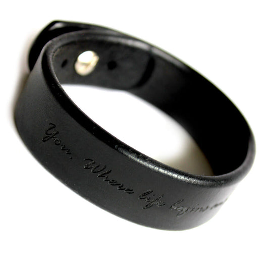 Vyriška odinė apyrankė YOU