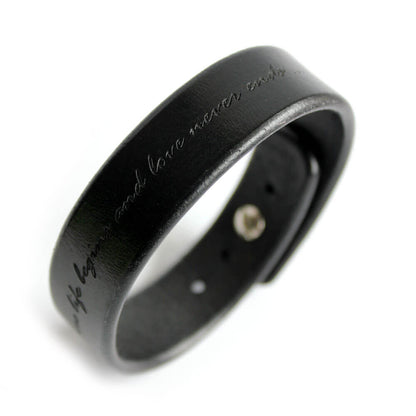 Vyriška odinė apyrankė YOU